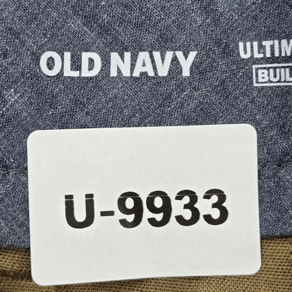 Old Navy Men Pants 36X34 Brown Chino Twill Button‎ 33